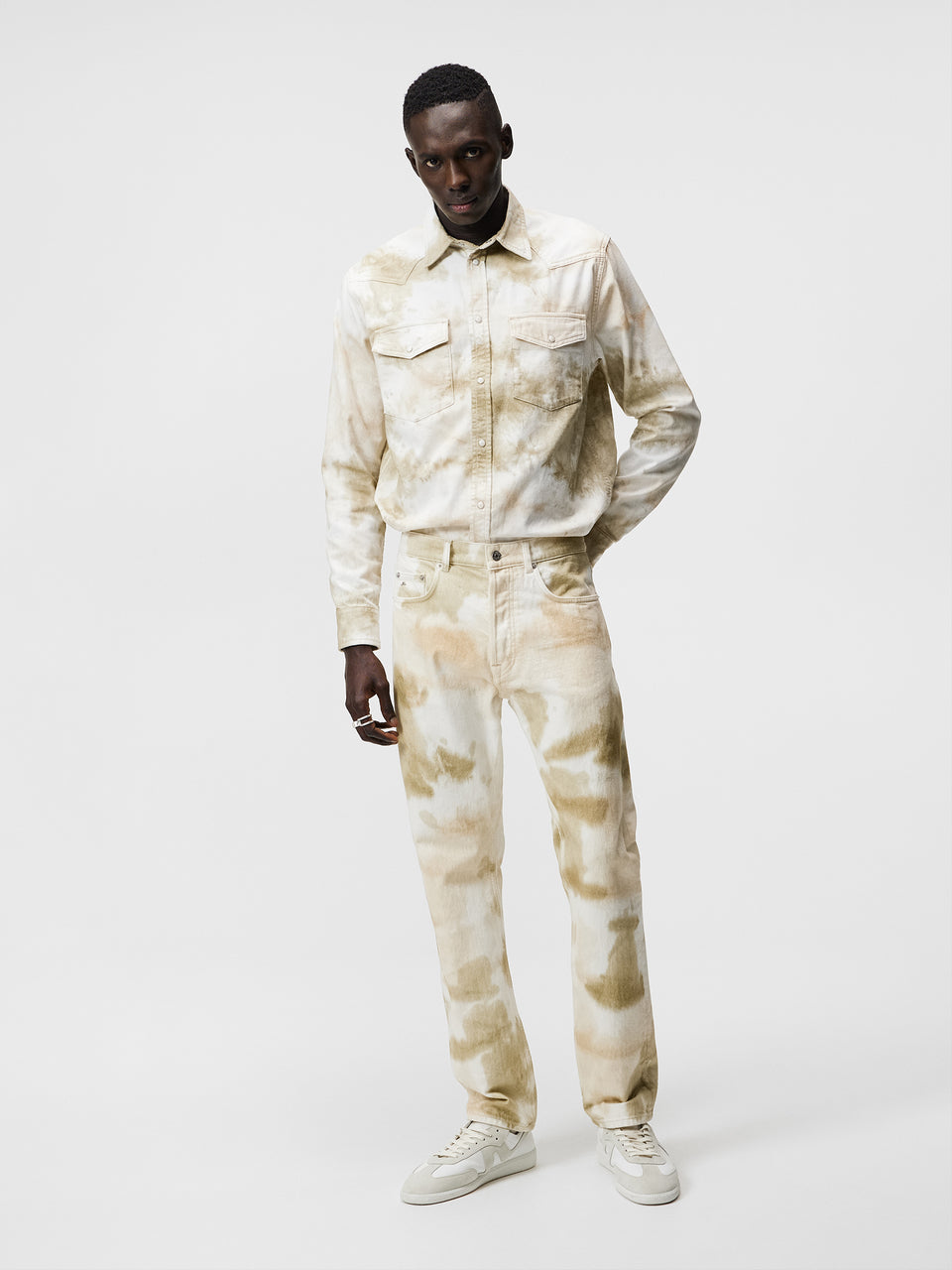 Cody Drip-Dye Regular Jeans / Aloe