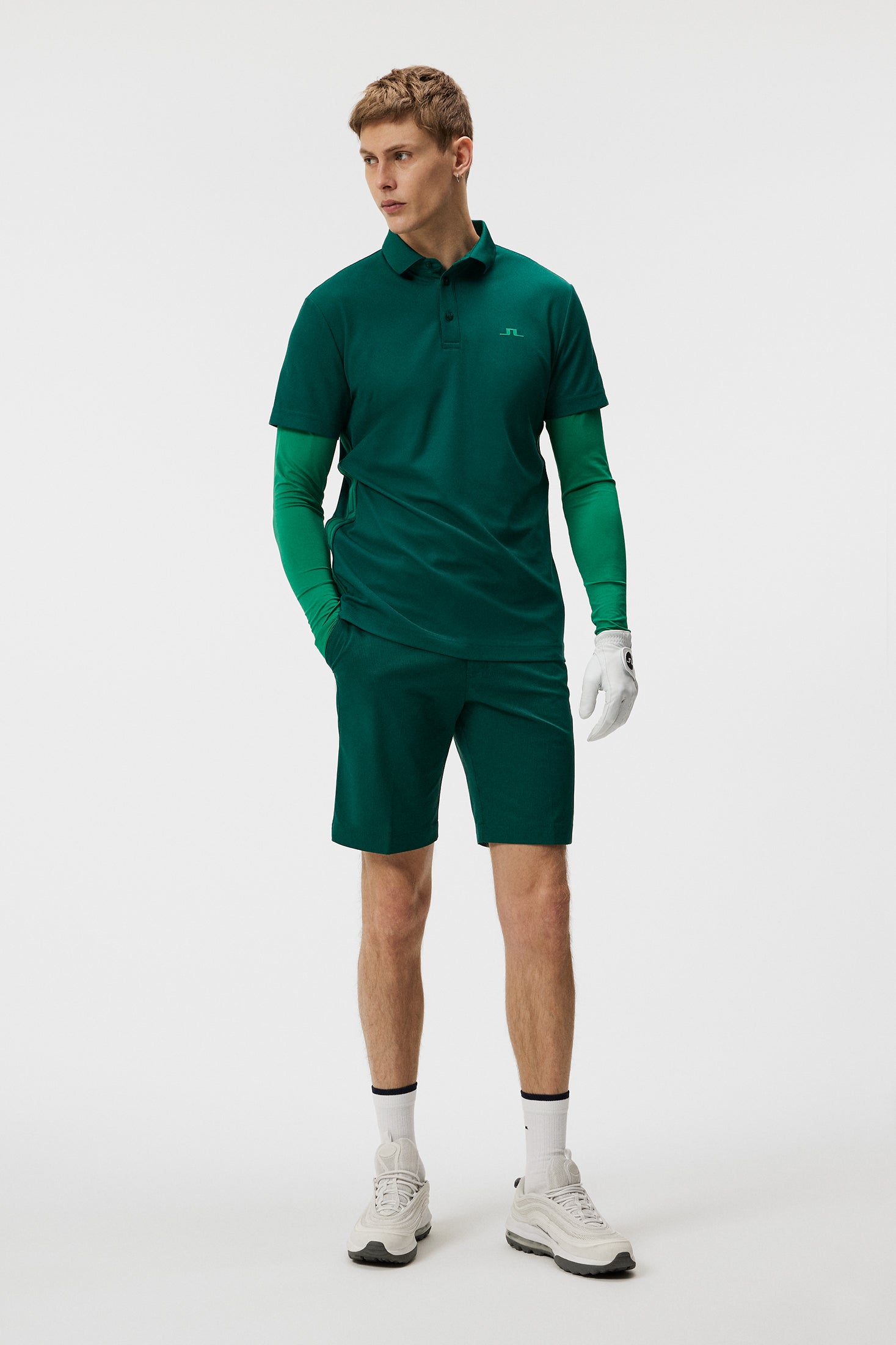 Liam Regular Fit LS Polo / Rain Forest – J.Lindeberg