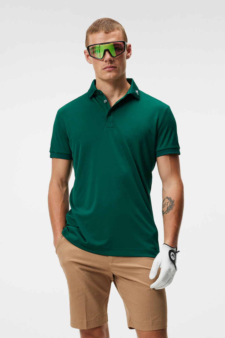 Jeff  Reg Fit Polo / Rain Forest