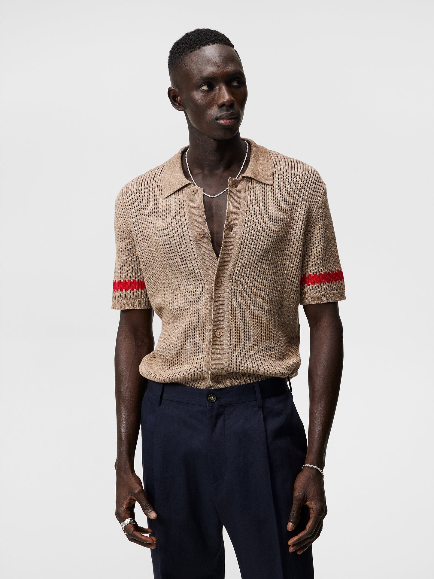 Sky Knitted Shirt / Safari Beige – J.Lindeberg
