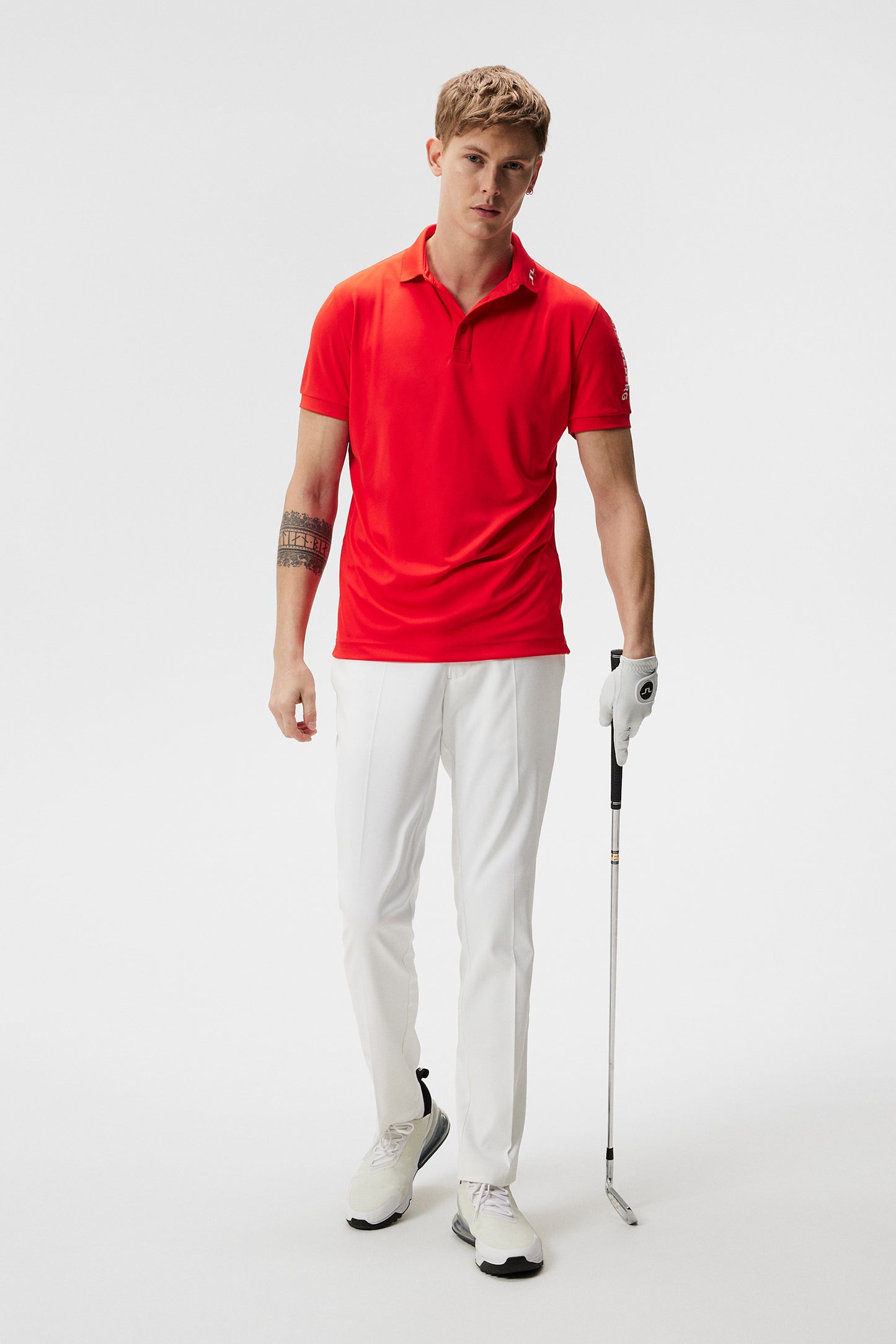 Tour Tech Reg Fit Polo / Fiery Red