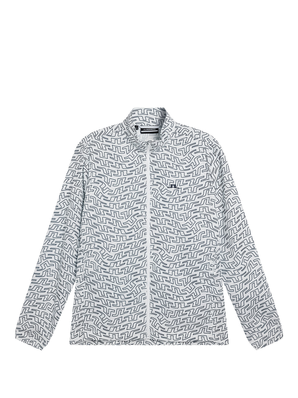 Ash Light Packable Jkt Print / White Outline Bridge Swirl