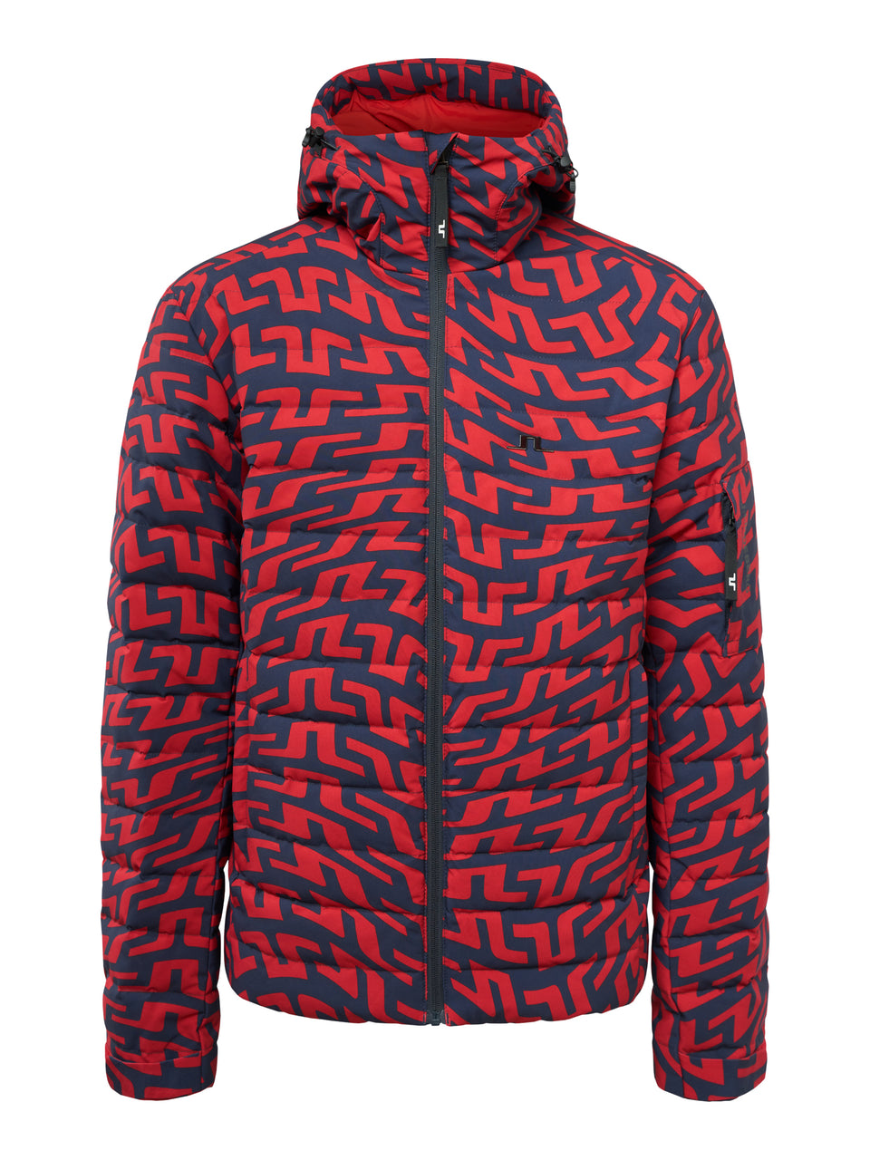 Thermic Pro Down Jacket Print / Bridge Swirl Red