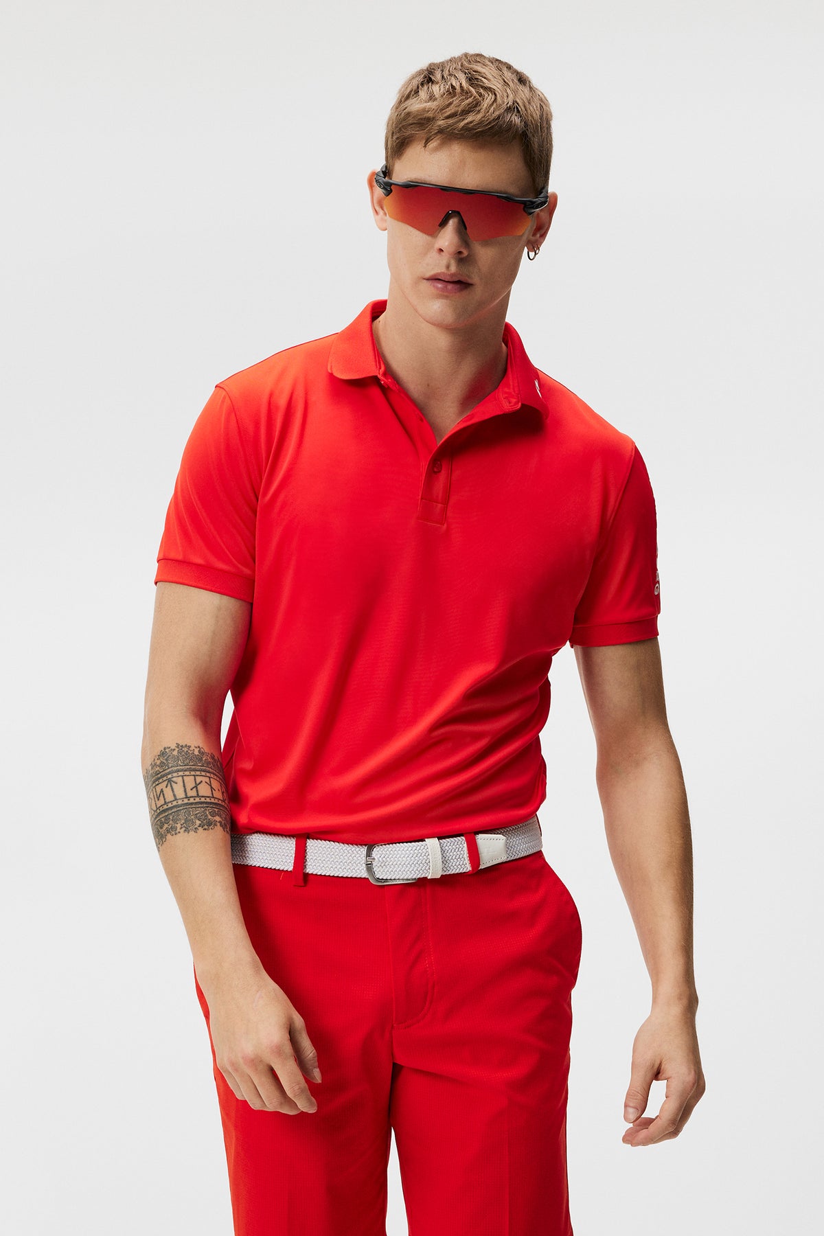 Tour Tech Reg Fit Polo / Fiery Red