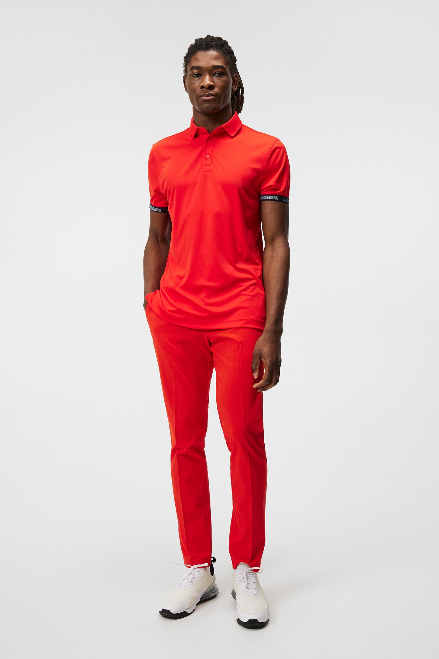 Guy Regular Polo / Fiery Red – J.Lindeberg