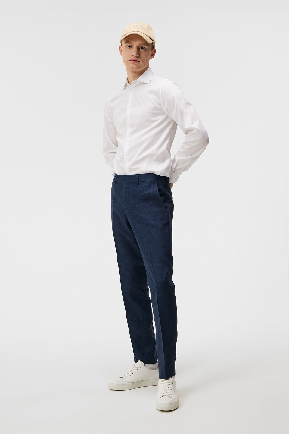 Non-iron Twill Superslim Shirt / White